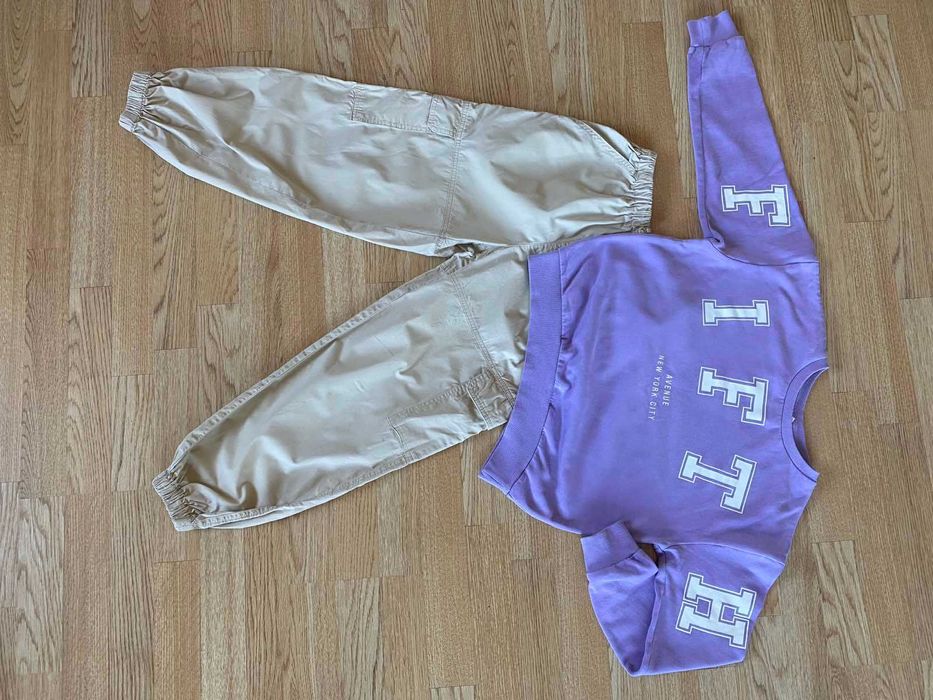 Одяг для дівчинки на осінь 17 одиниць 140 розм