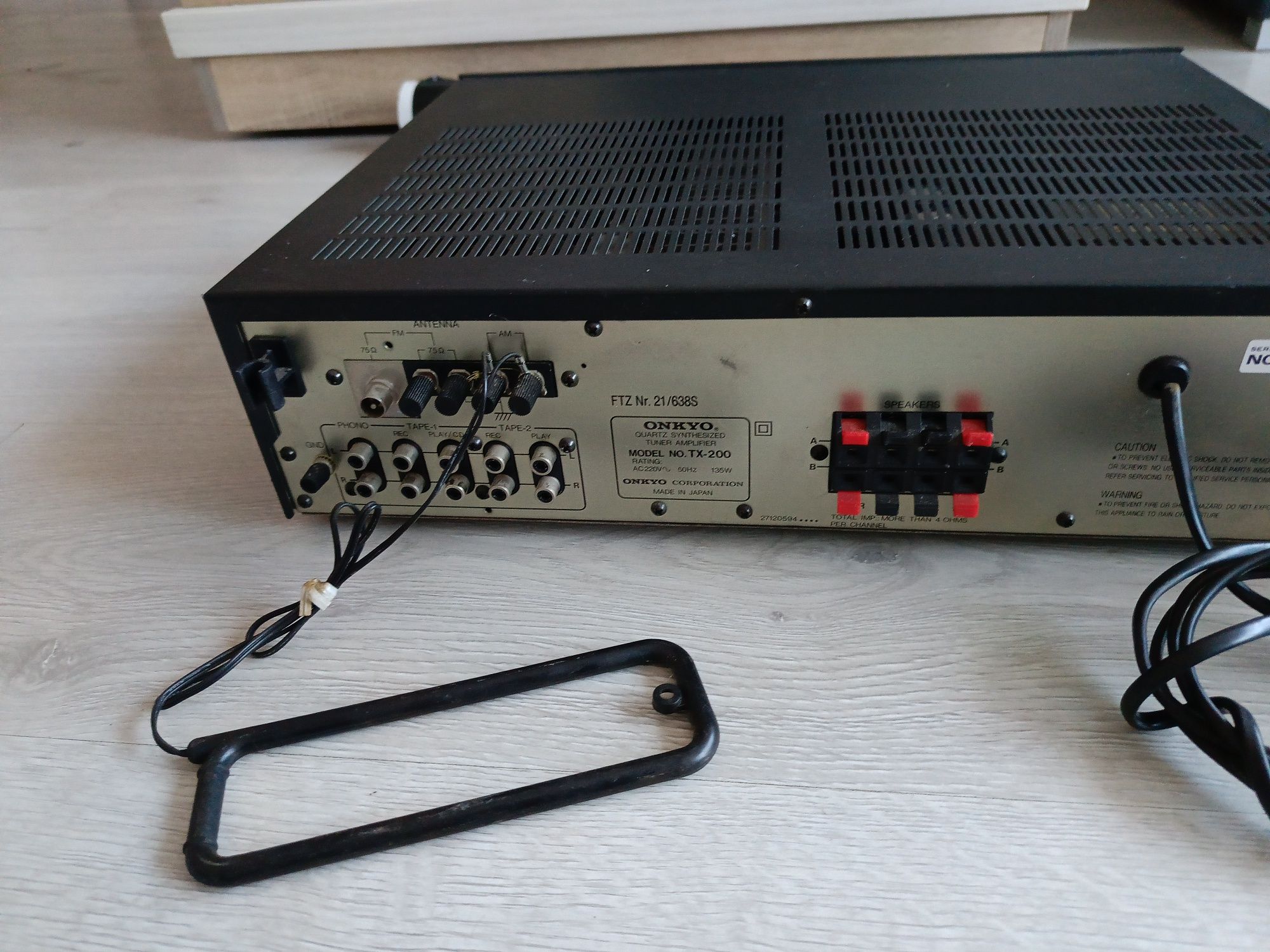 zestaw vintage marki Onkyo, w pełni sprawny i w doskonałym stanie