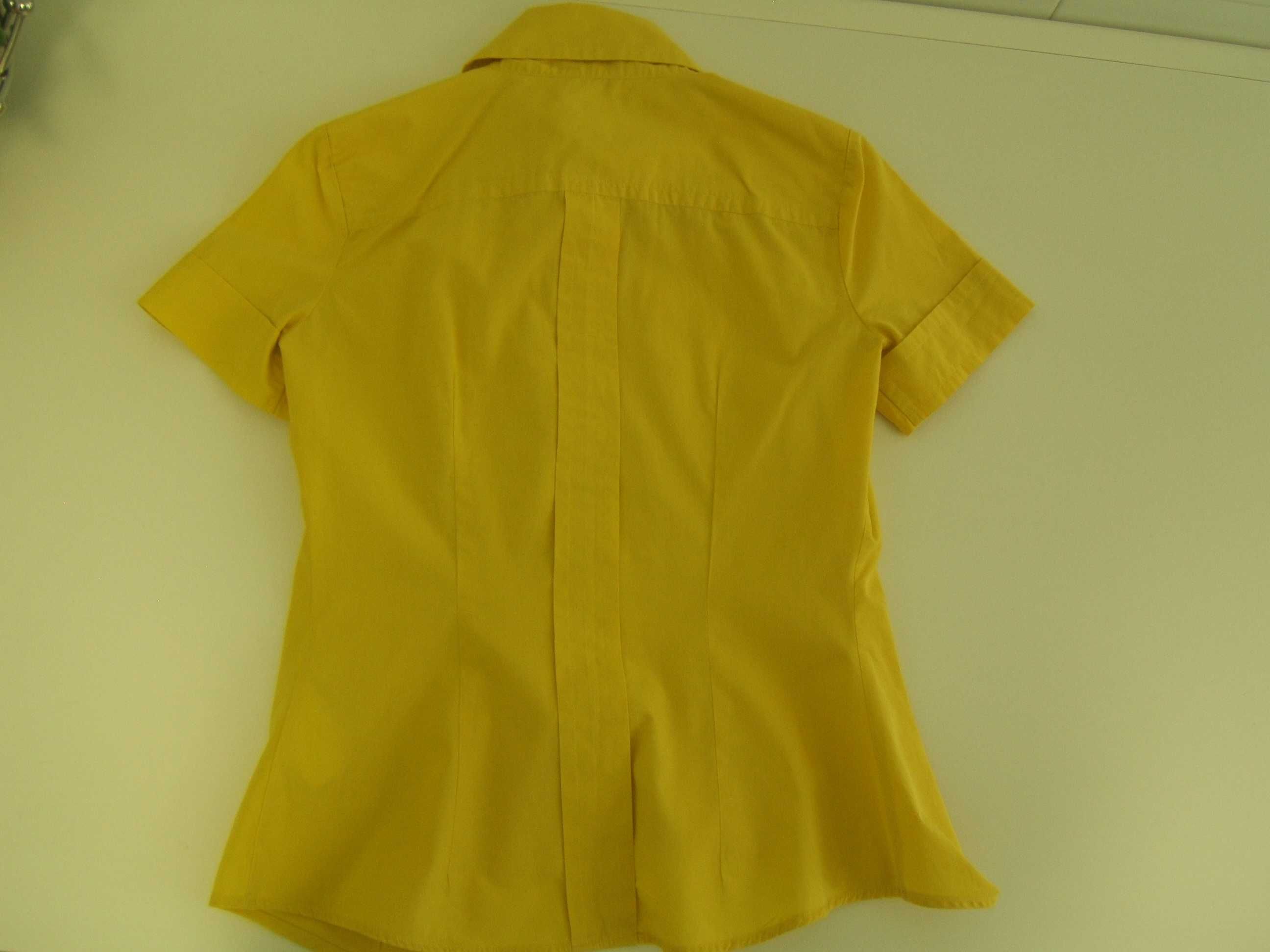 Camisa amarela da Benetton
