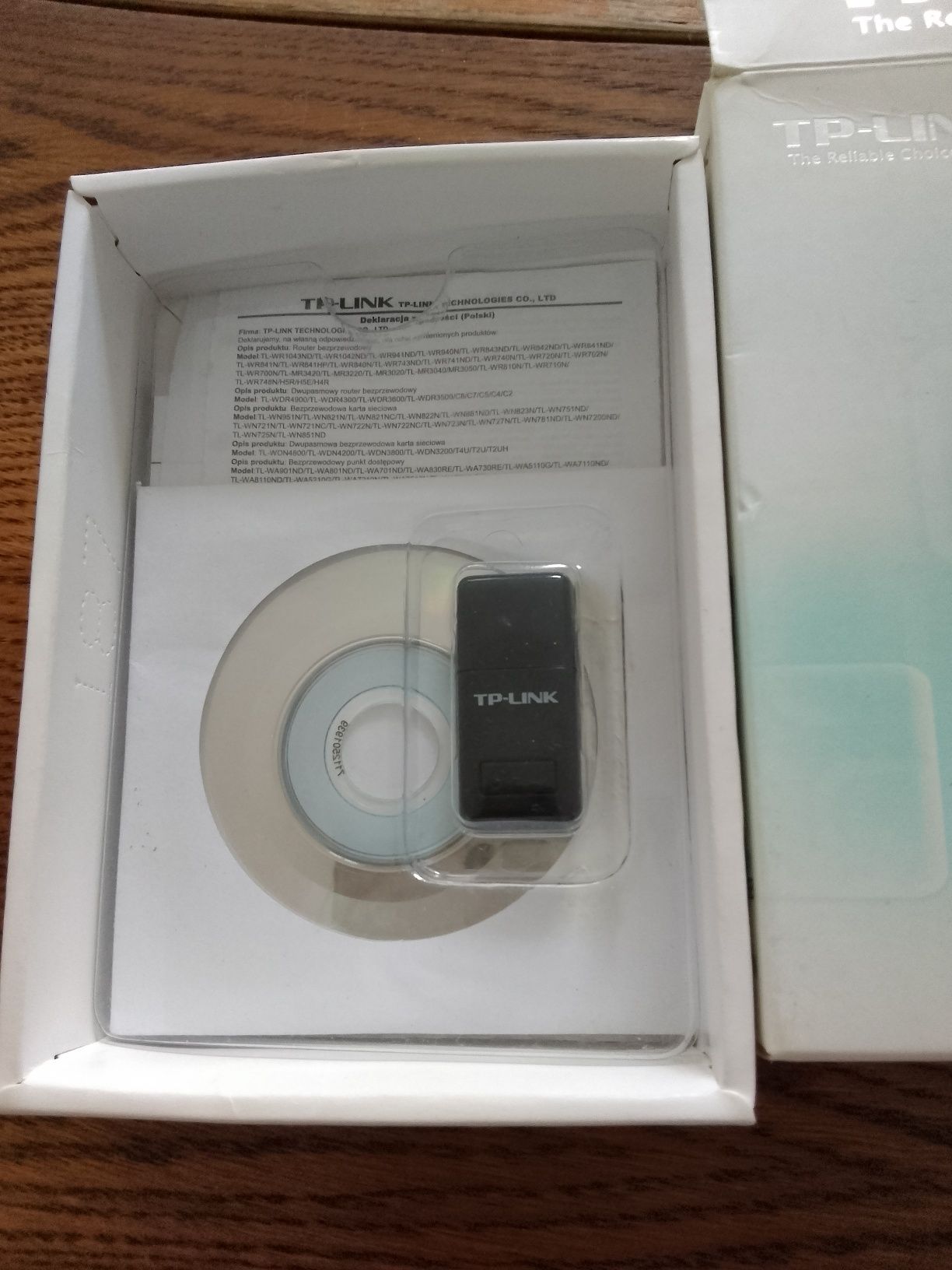 USB TP-LINK Karta sieciowa Adapter Transmiter Wi-Fi