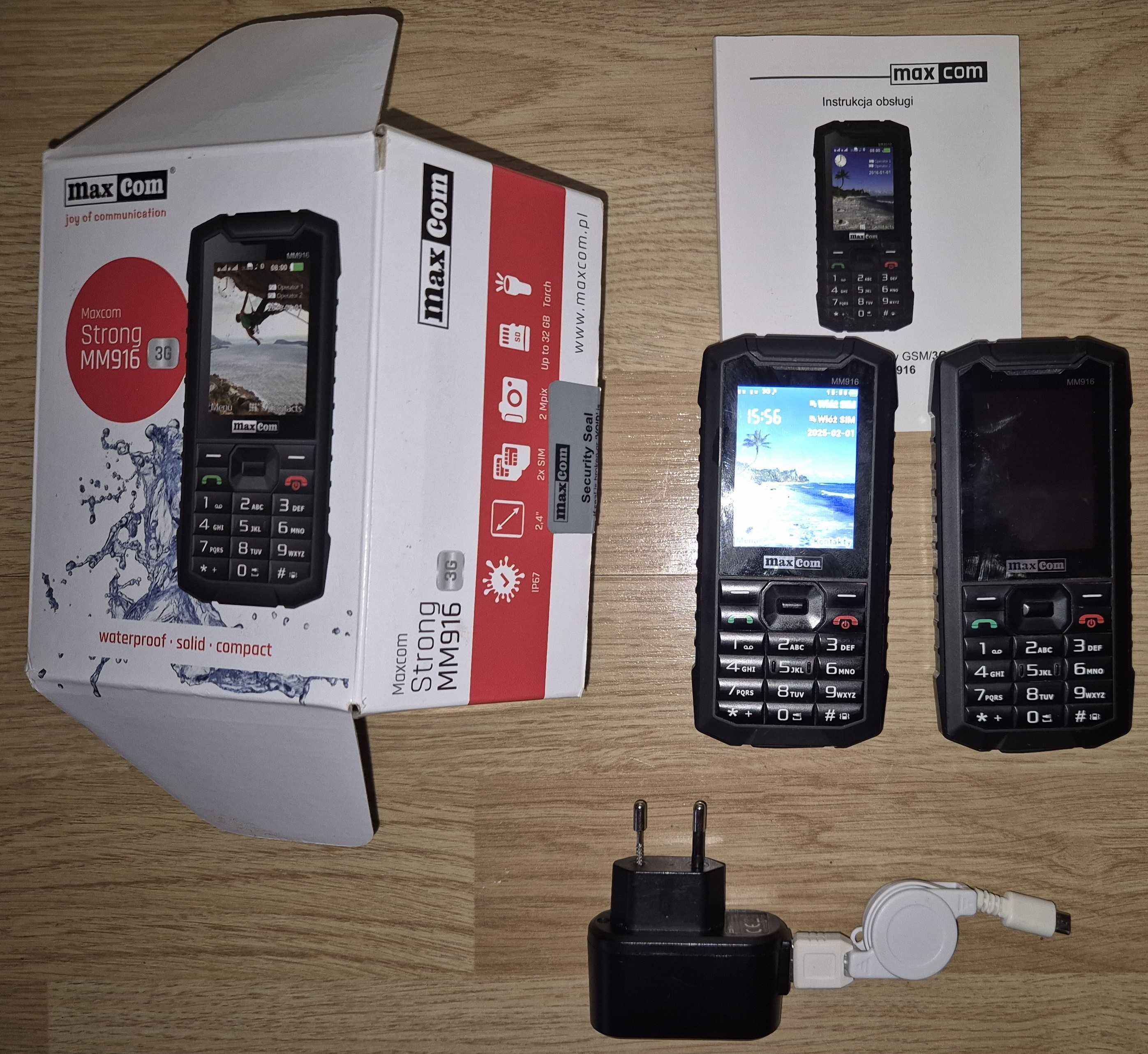 Maxcom Strong MM916 -   Zestaw 2 telefonów