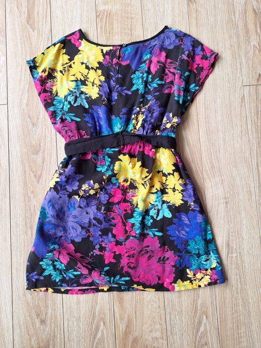Tunika/sukienka kolorowa H&M.