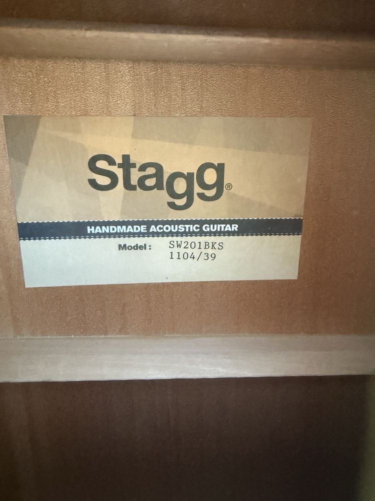 STAGG gitara akustyczna SW201 RDSBKS