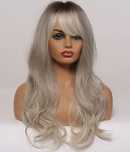 -50% Peruka Chłodny blond Fale 100% jak naturalne 3172