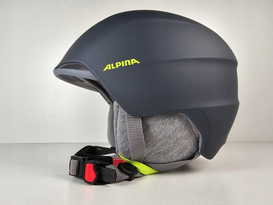 Kask narciarski Alpina rozmiar 54\58 cm odcienie niebieskiego