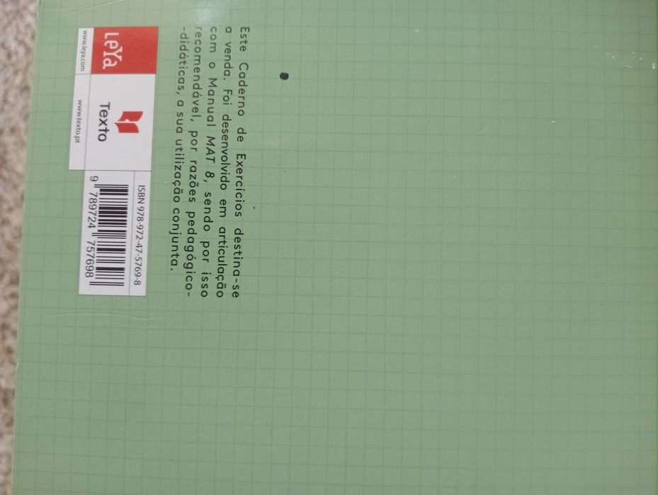 Caderno de atividades de matemática