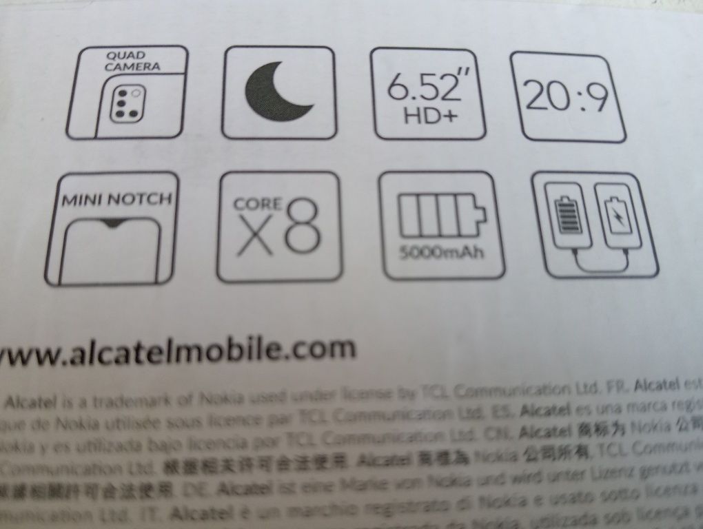 Alcatel 3X 5061K, 4/64 GB, LCD 6,52, NFC, w super stanie