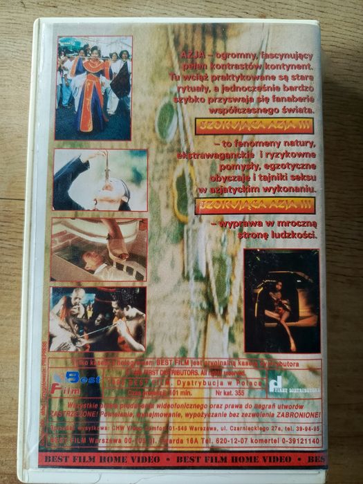 Szokująca Azja kaseta VHS video