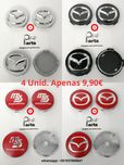 Conjunto de centros de jante Mazda 56mm/60mm