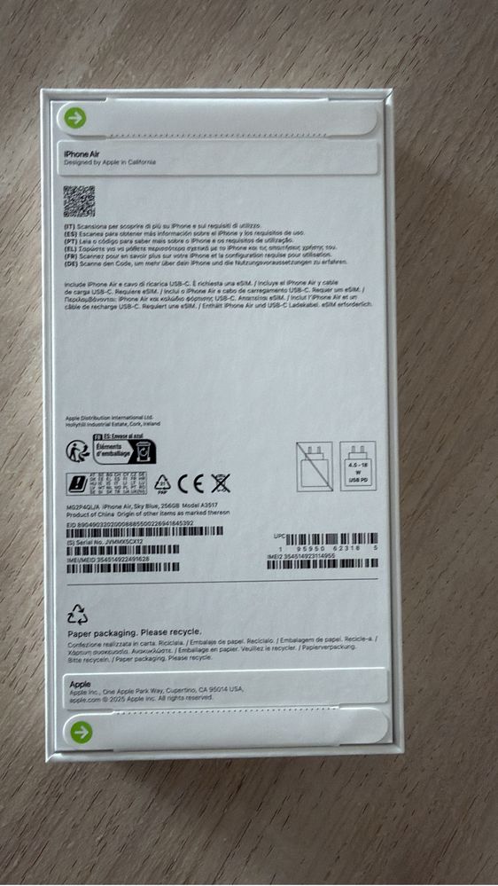 Tenho para venda iphone Air