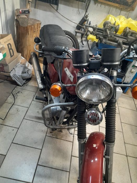 Ява  358 мотоцикл на ходу