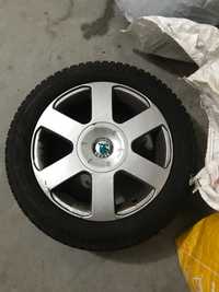 Conjunto 4 Pneus Inverno Goodyear + 4 Jantes  Skoda Octavia