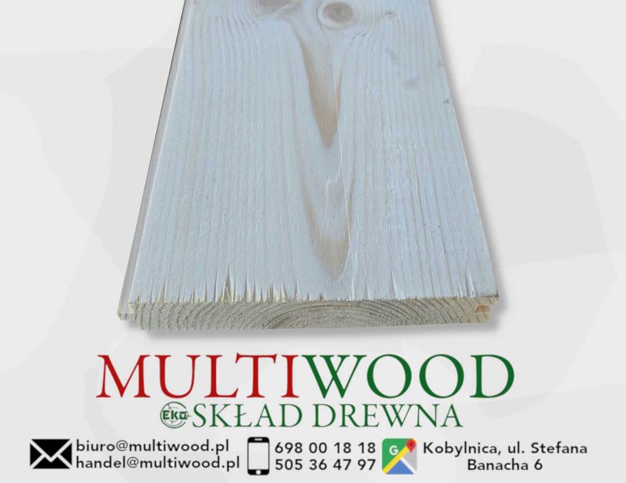 Stropopodoga świerk skandynawski 24*146mm różne długości , pióro-wpust