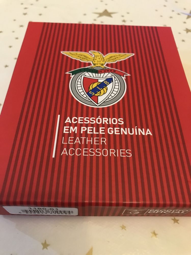 Carteira do Benfica em pele genuina - NOVA