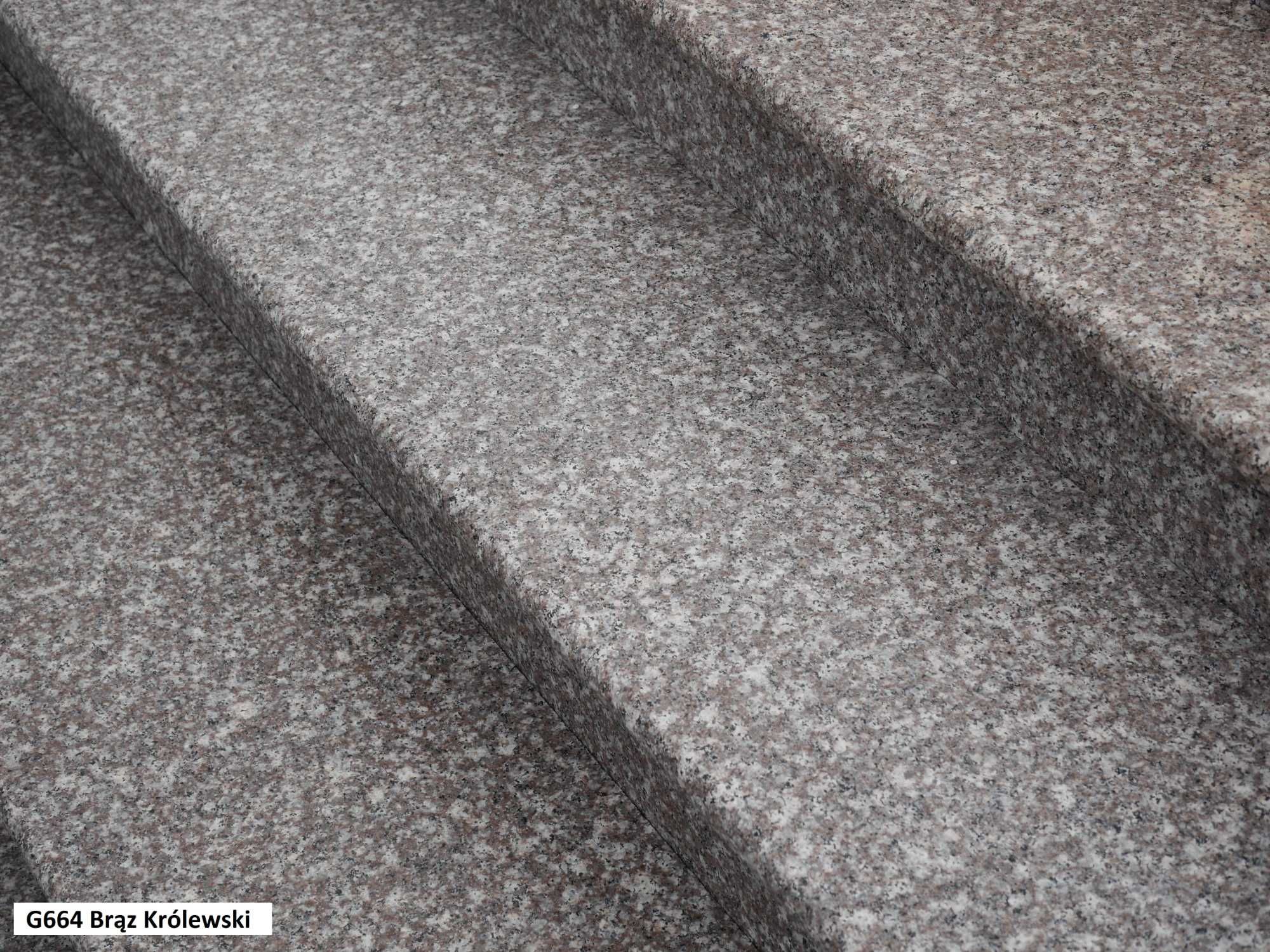 Podstopień granitowy 100, 120, 150, 180, 200x15x2 płomień poler kolory
