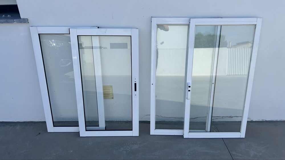 Janelas aluminio branco usadas