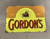 GORDON’S gin • Placa Metalica Decorativa (nova)