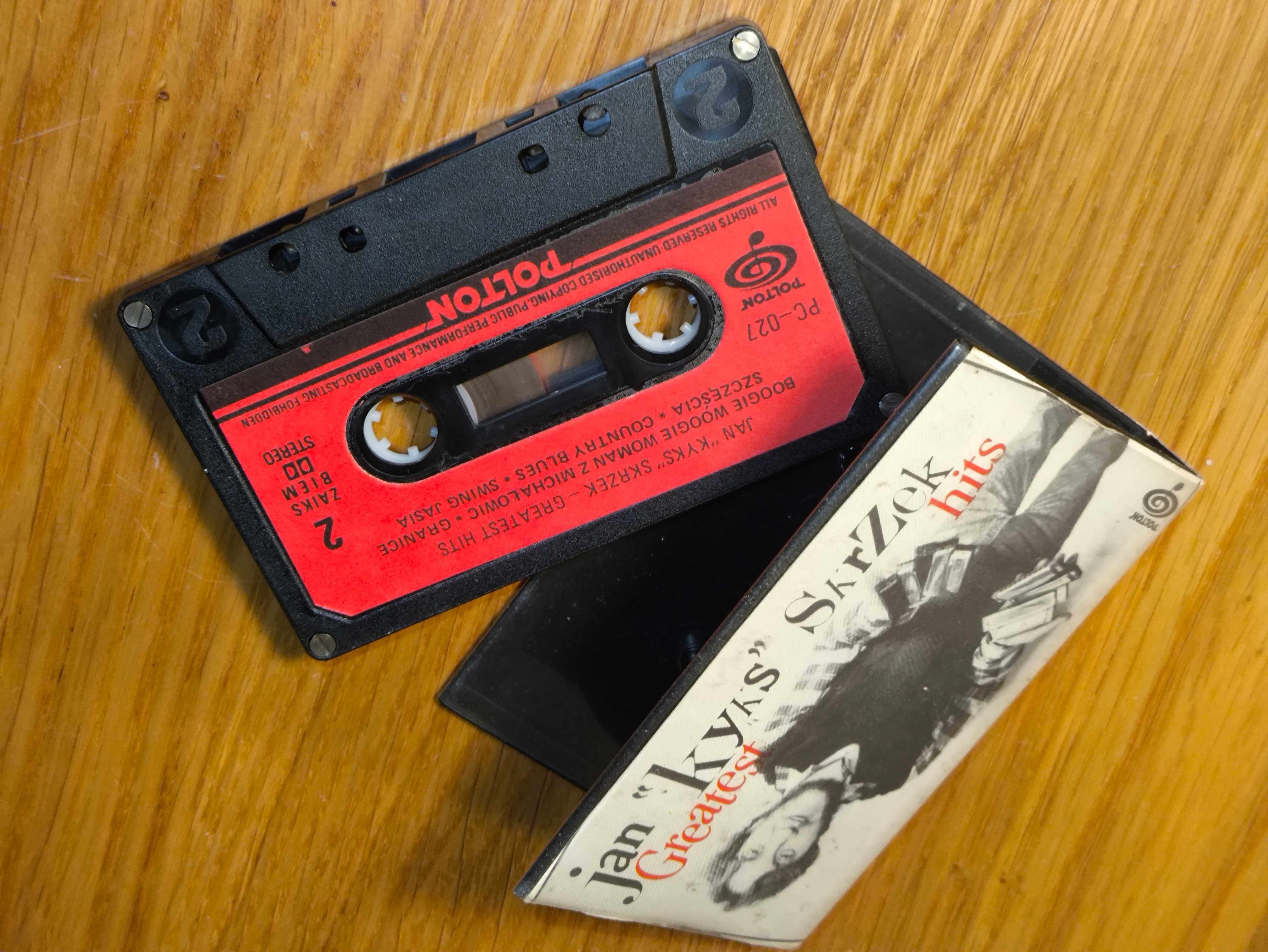 Oryginalna kaseta „Greatest Hits” Jan „Kyks” Skrzek Polton 1987.
