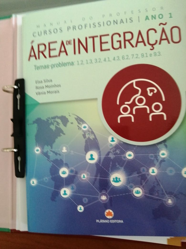 ÁREA DE INTEGRAÇÃO Cursos Profissionais Ano 1 Plátano Dossier do prof.