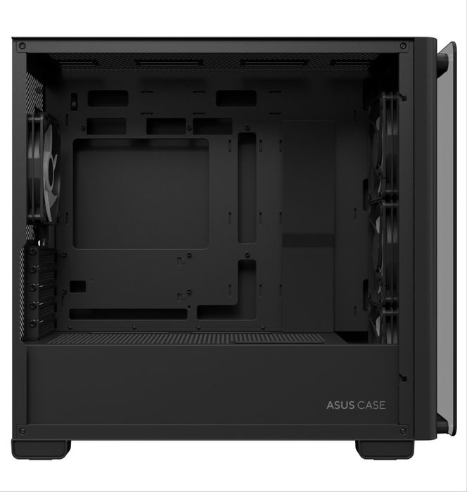 Корпус ASUS A23 PLUS Black з RGB підсвіткою та скляною панеллю