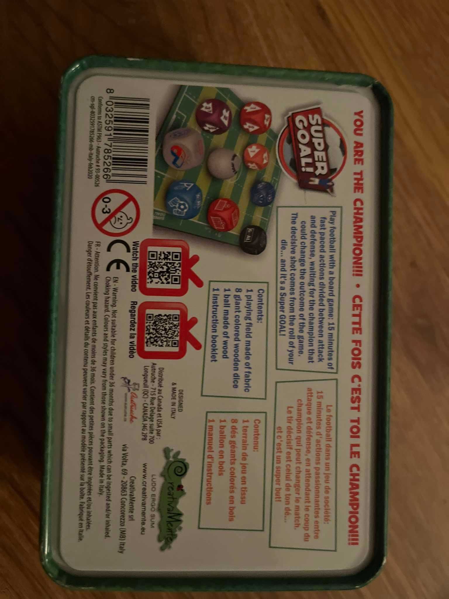 Gra Super Goal Creativa Mente Ludo Ergo Sum gra w piłkę