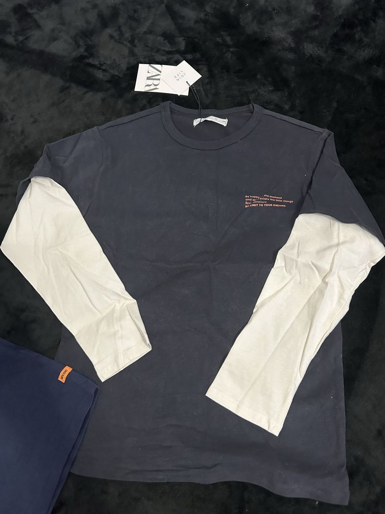 Zara 2x t-shirt bluzki koszulki 140cm