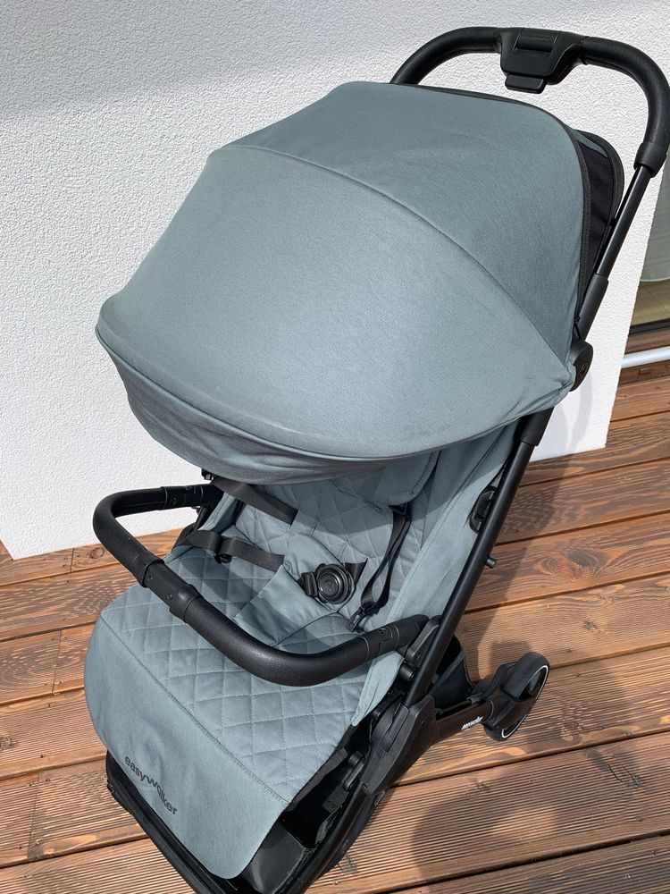 Easywalker Jackey samoskladający wozek spacerowy forest green jak now