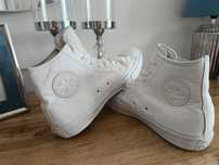 Trampki all Star Chuck Taylor białe 42,5 skórzane
