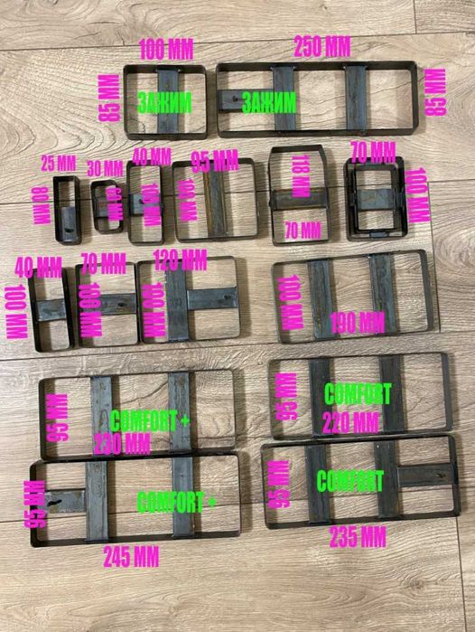 Різаки , ножі для вирубування деталей з шкіри