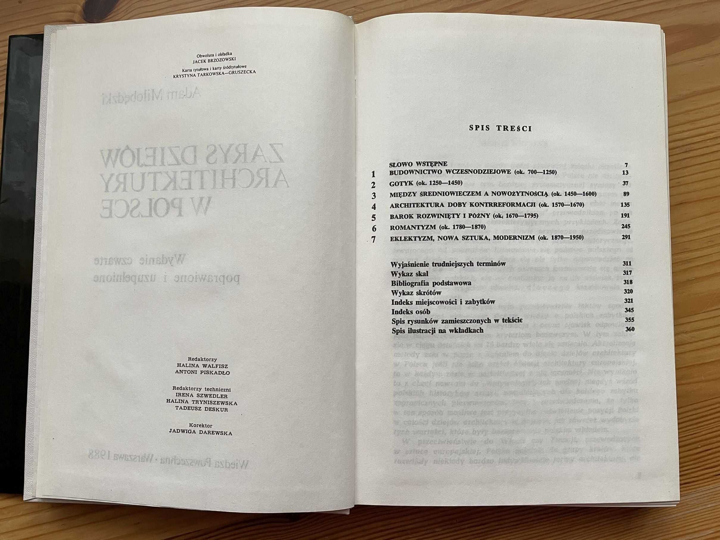 Zarys dziejów architektury w Polsce - Adam Miłobędzki
