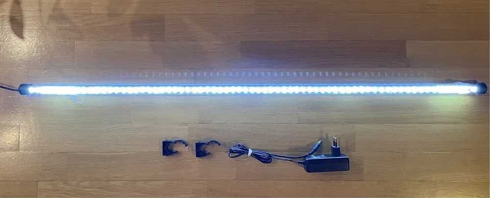 Oświetlenie do akwarium Tuba Led 72 cm Biała 8000k do akwarium 80 cm