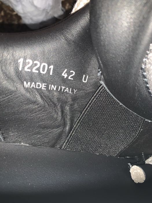 Rick owens ramones jumbo laces black/milk sneakers