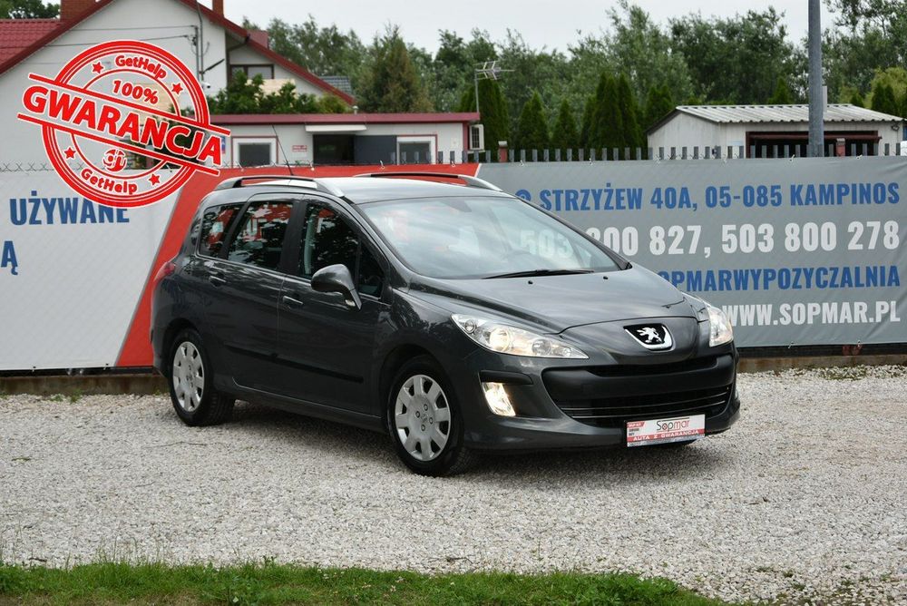 Peugeot 308 SW 1.6HDi 90KM 2010r. Klima Czujniki parkowania isofix
