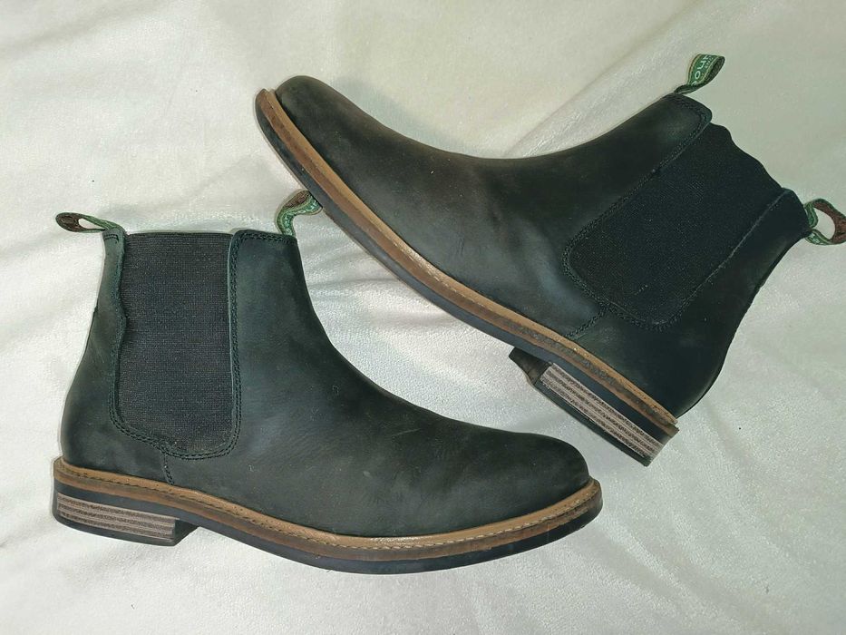 Ботинки Barbour Англия кожаные челси 43 размер