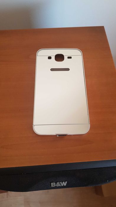 Capa prateada para Samsung Galaxy Mega 5.8 Duos. NOVA