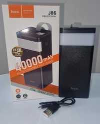 Зовнішній акумулятор (павербанк) Hoco Power J86 40000MAH, 22.5W, PD/QC