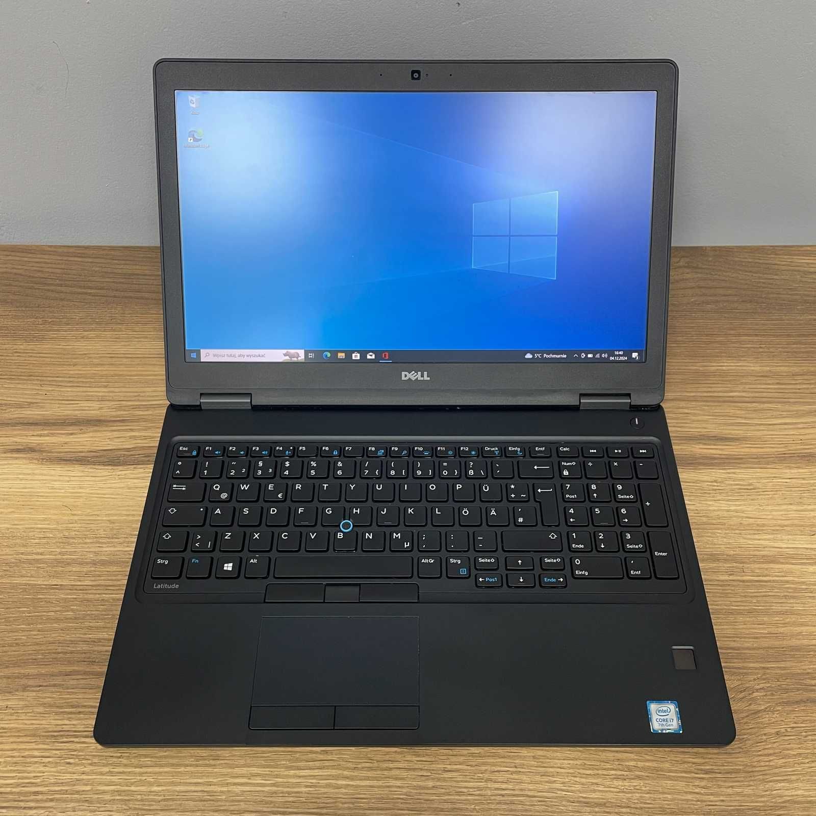 Dell Latitude 5580 15.6" FHD i5-7440HQ 16GB 256GB SSD Klasa A-