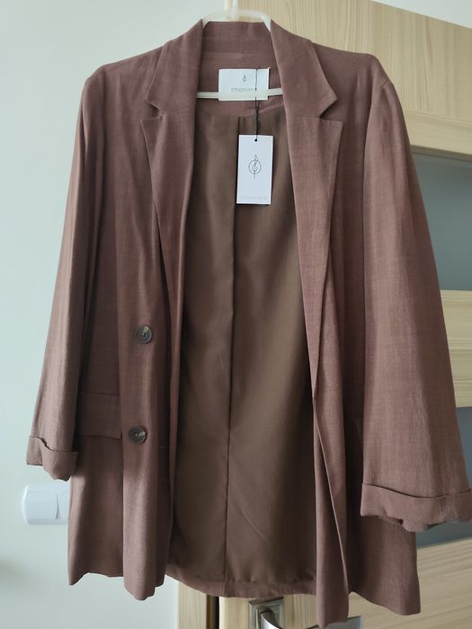 Stradivarius żakiet, brązowy, roz. M , nowy