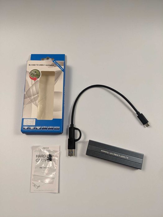Корпус карман M.2 SSD NVME з алюмінієвий 10 Гбіт/с 2230 2242 2260 2280