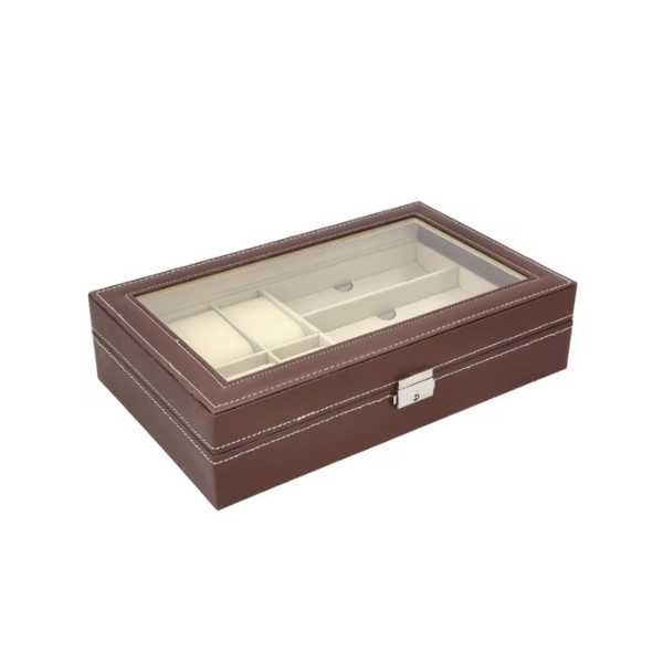 Etui pudełko na zegarki i biżuterię / okulary