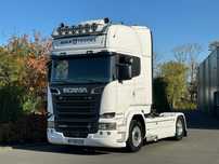 Scania R520 V8 Porsche edition. Ciągnik siodłowy poducha poducha