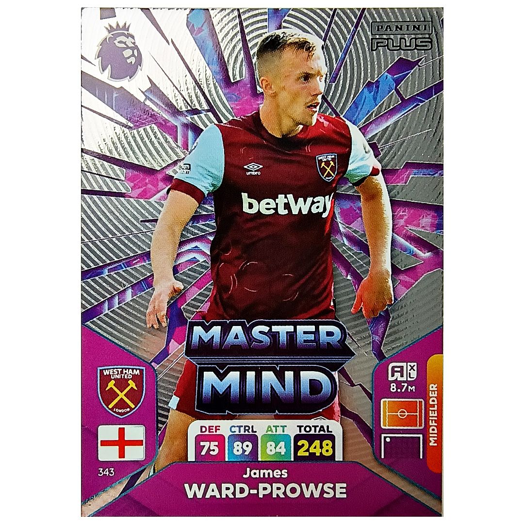 Karta Panini 343 Premier League 2024 Plus Ward-Prowse Master Mind