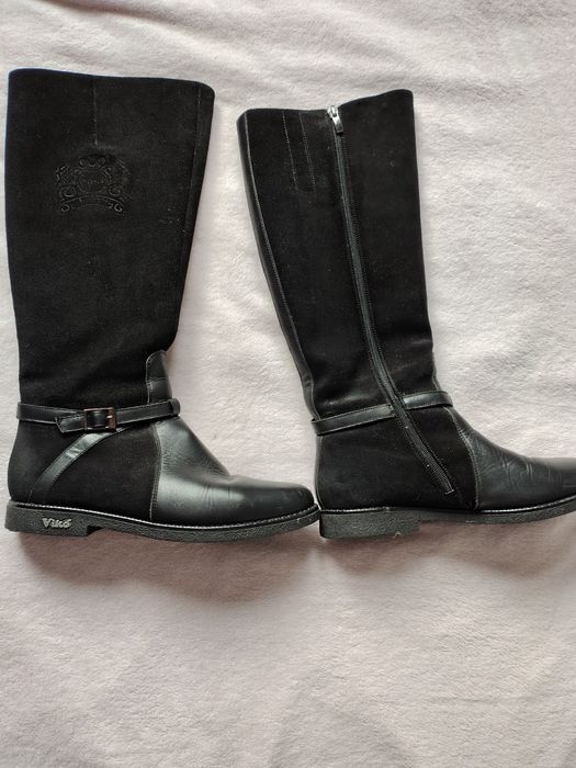 Жіночі чоботи чобітки теплі високі 39 розмір