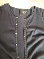 Czarny rozpinany sweter Simple 36