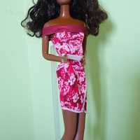 Sukienka dla lalki Barbie vintage