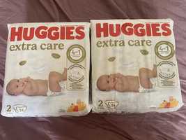 Підгузки памперси 2 пачки Huggies 2 (3-6кг)