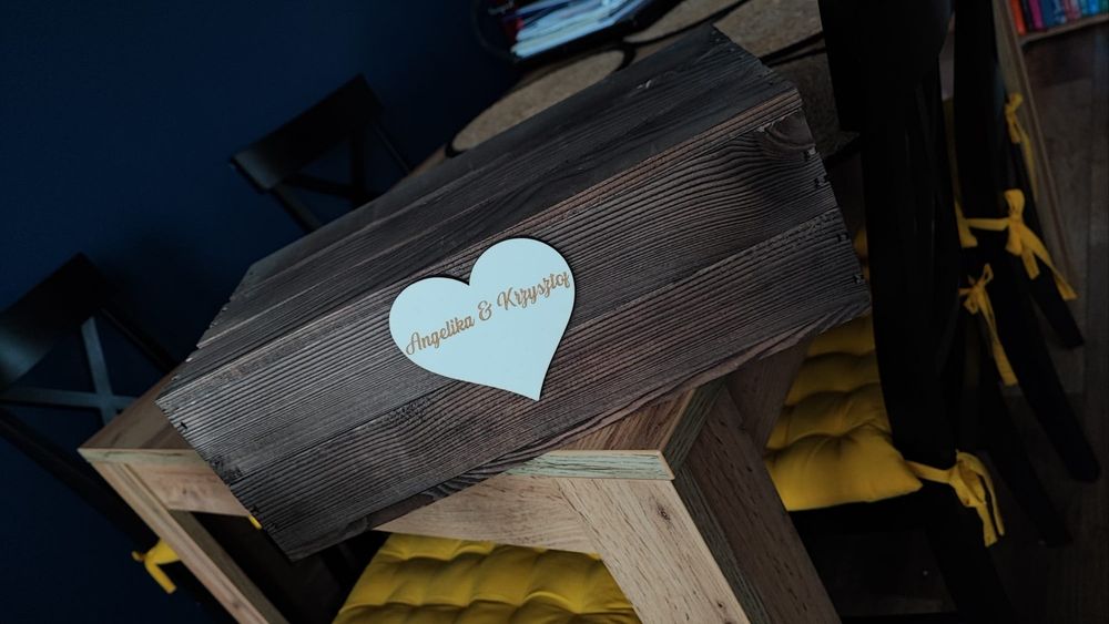 Skrzynka prezentowa ślub wesele