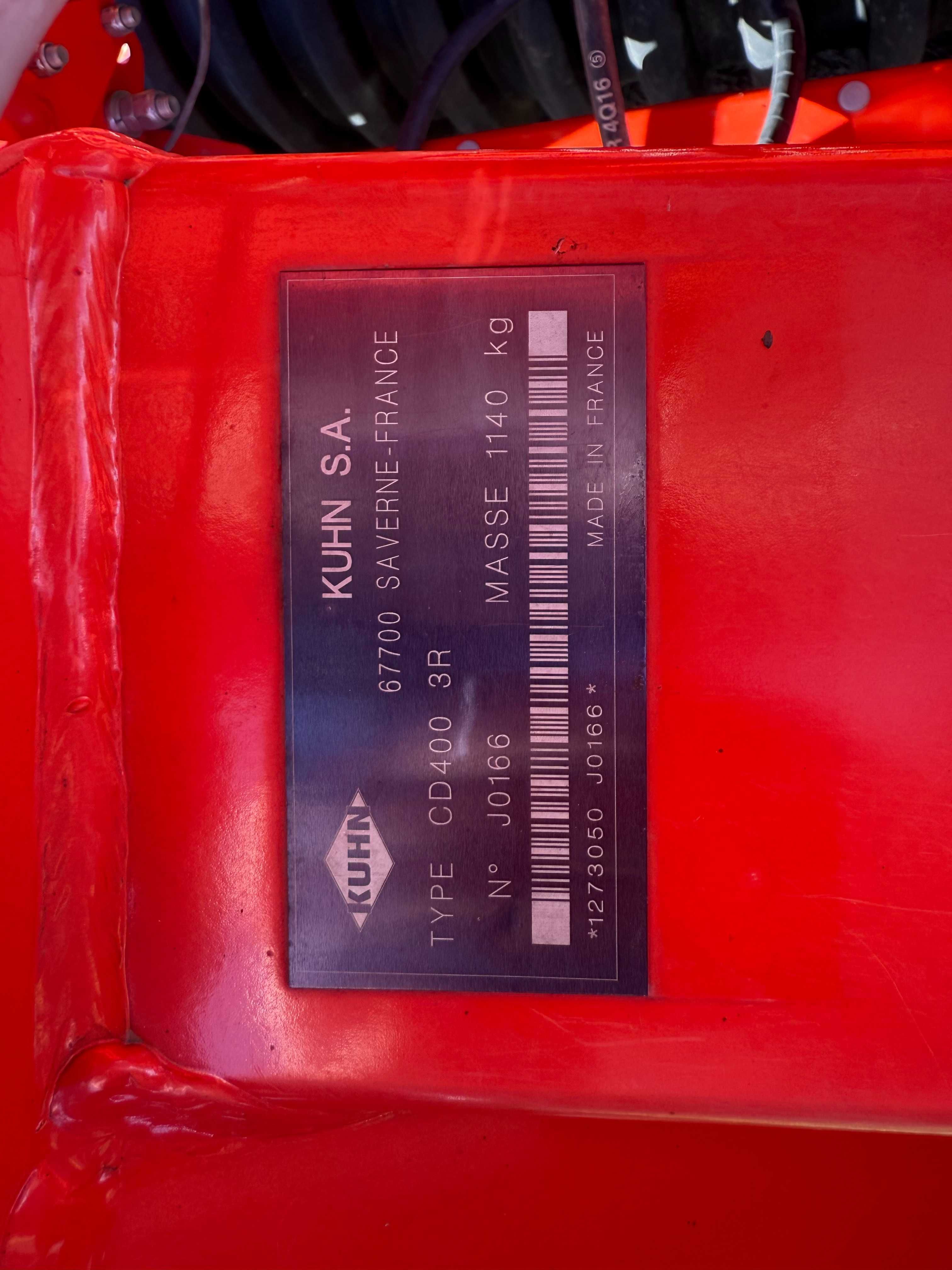 Zestaw uprawowo siewny: KUHN CD400 3R oraz KUHN VENTA LC 4000