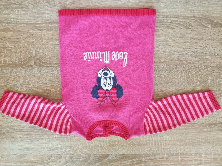 George różowy sweter Minnie Disney 62-68