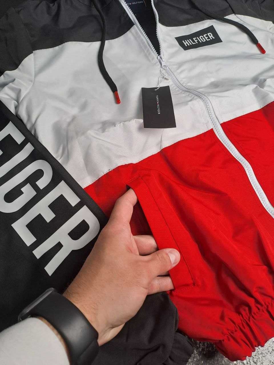 СКИДКА! XL (54) ветровка TOMMY HILFIGER томми хилфигер вітровка томмі